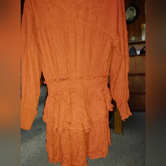 Free People Romy Crinkly Mini Dress Fr.EndlessSummer Sz.XS - Picture 5 of 9
